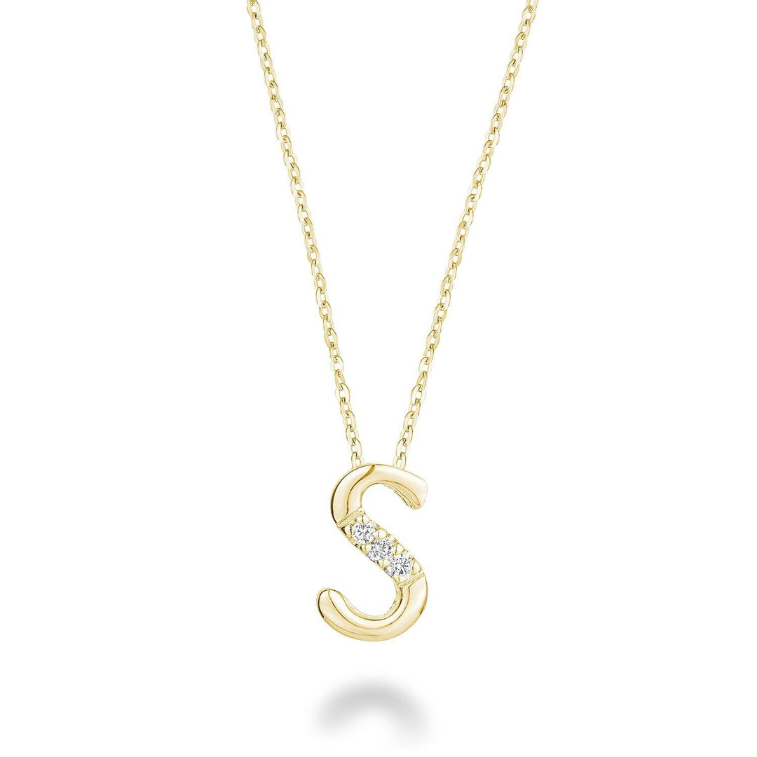 Mini Diamond Initials - RNB Jewellery