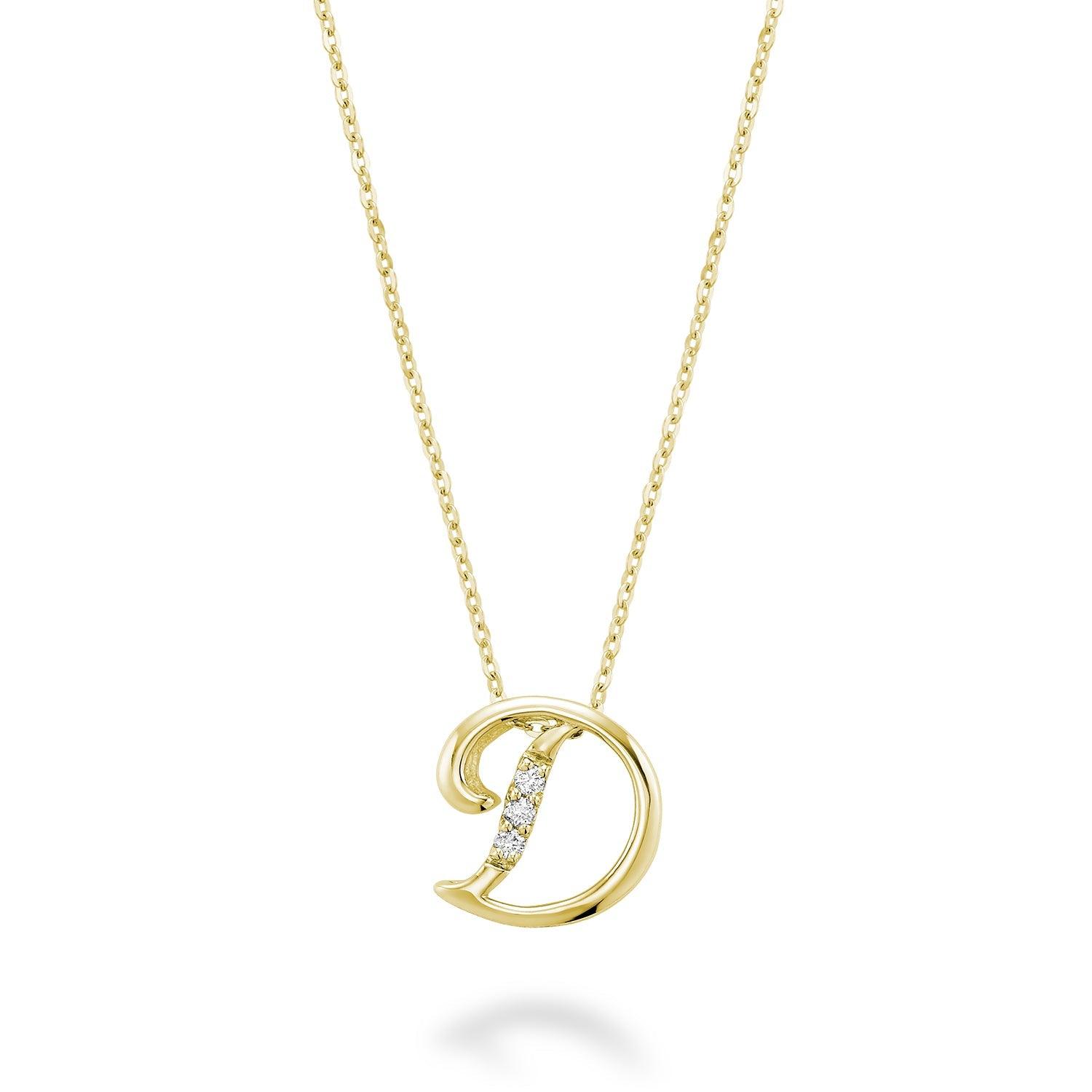 Mini Diamond Initials - RNB Jewellery