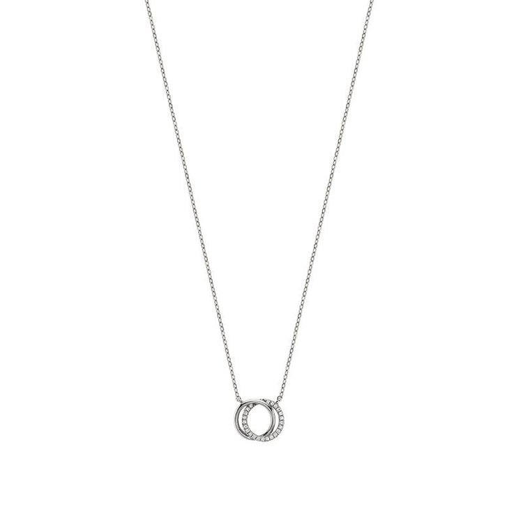 Necklace Diamond Double Circle of Life - RNB Jewellery