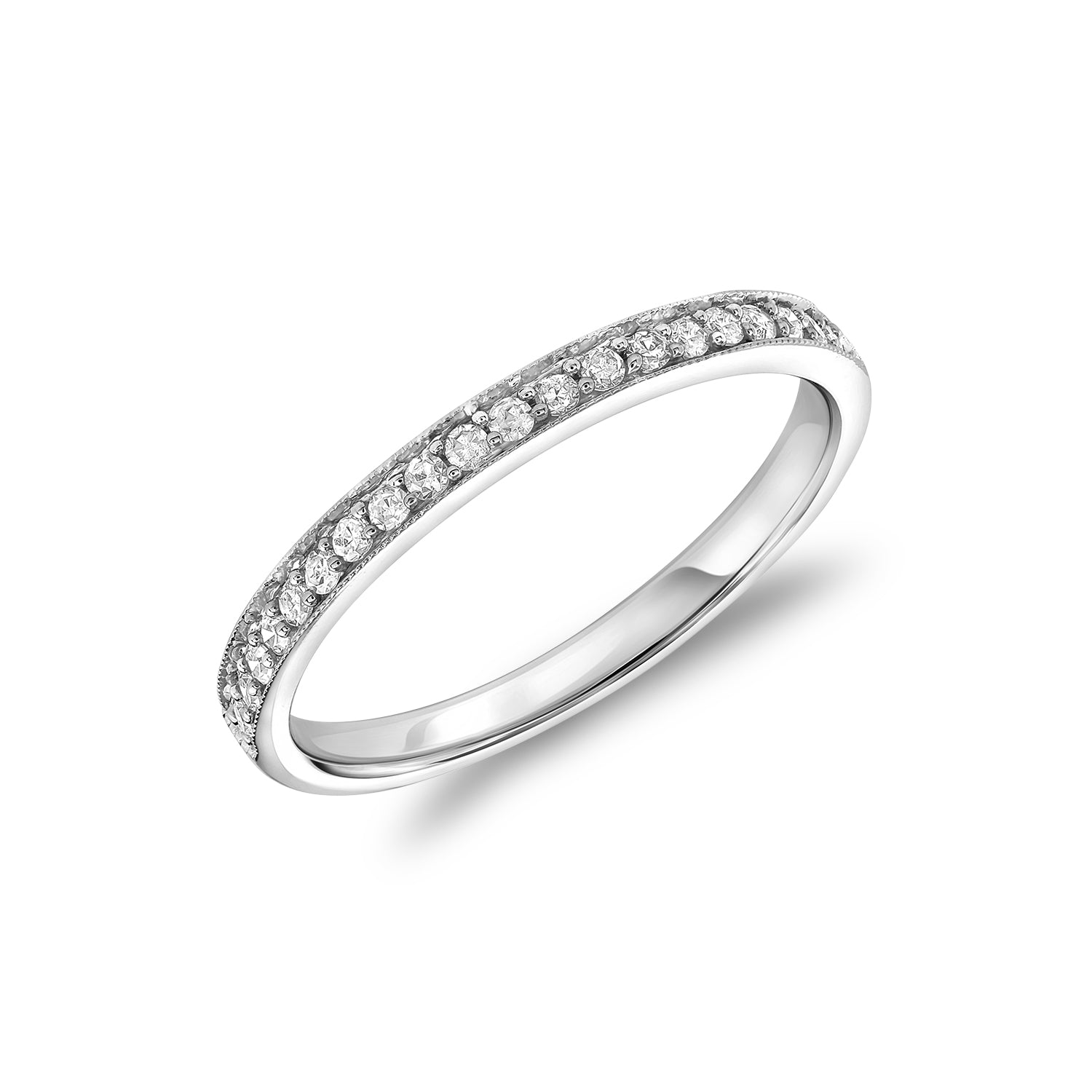 Pavé Milgrain Diamond Ring - RNB Jewellery