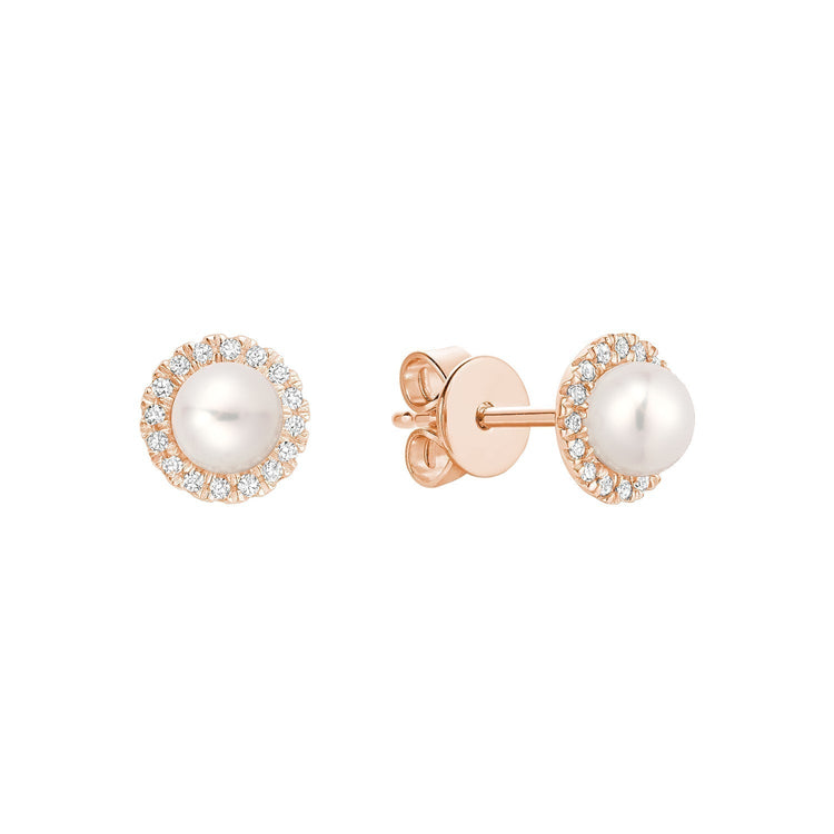 Pearl & Diamond Earrings - RNB Jewellery