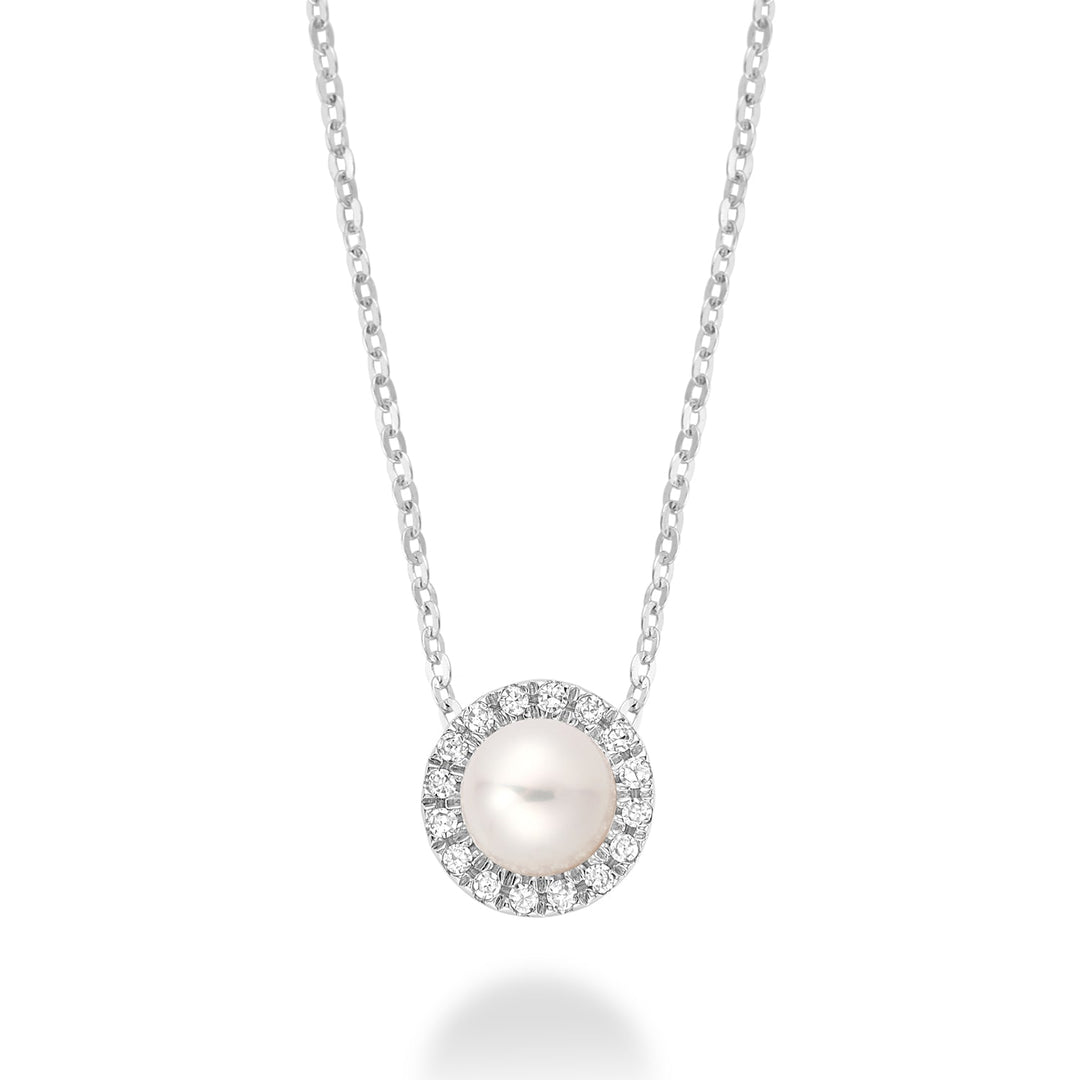 Pearl & Diamond Pendant - RNB Jewellery