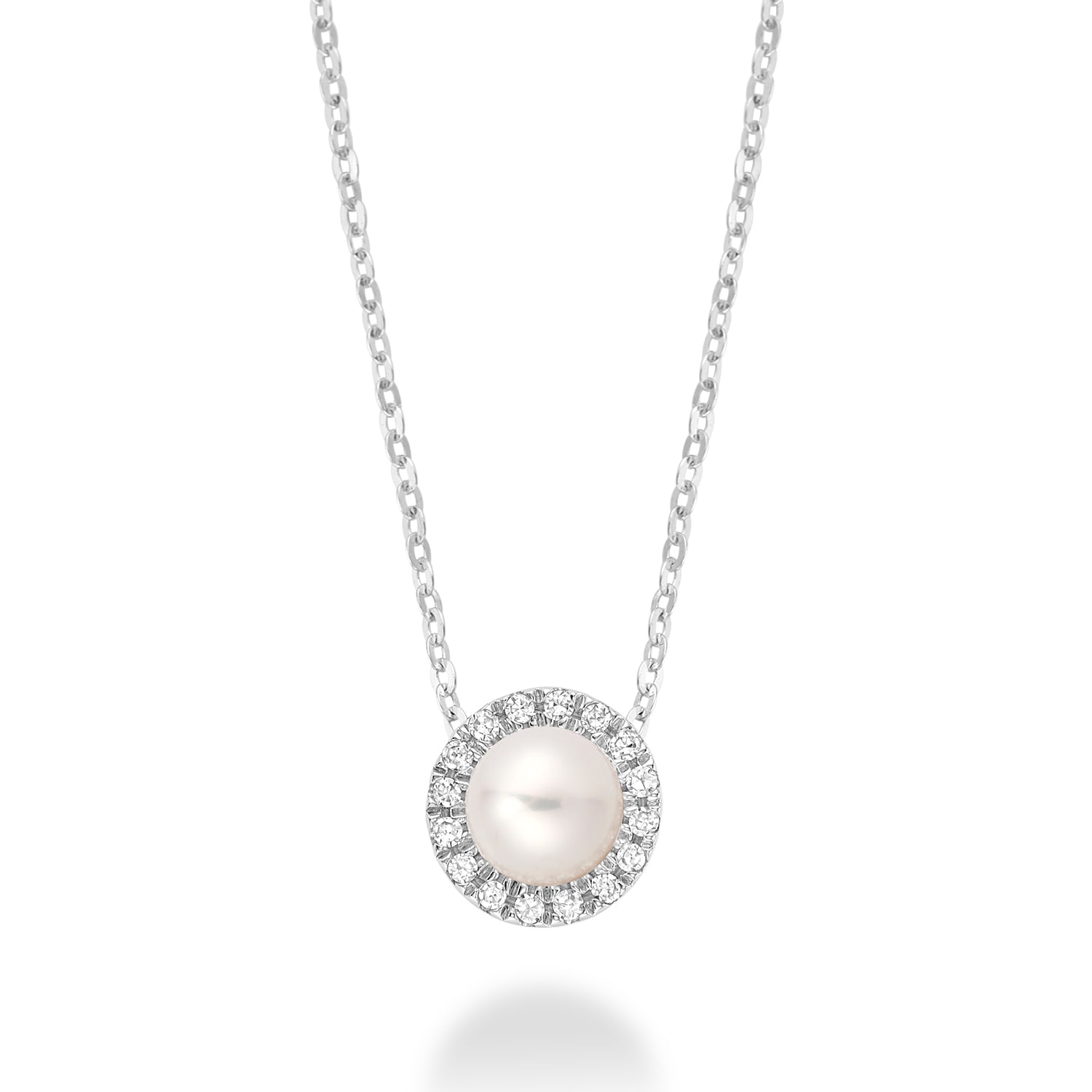 Pearl & Diamond Pendant - RNB Jewellery