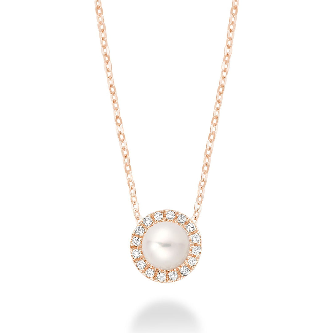 Pearl & Diamond Pendant - RNB Jewellery