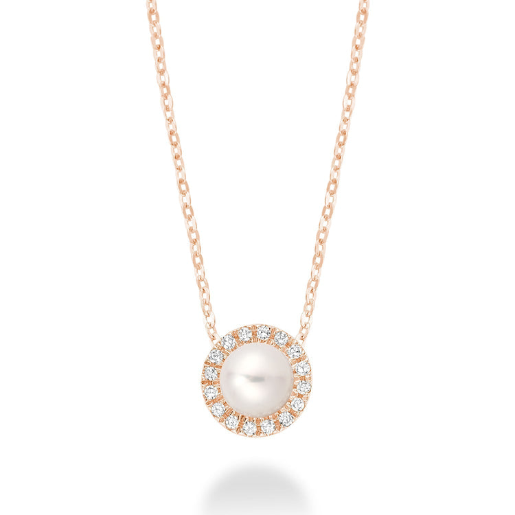 Pearl & Diamond Pendant - RNB Jewellery