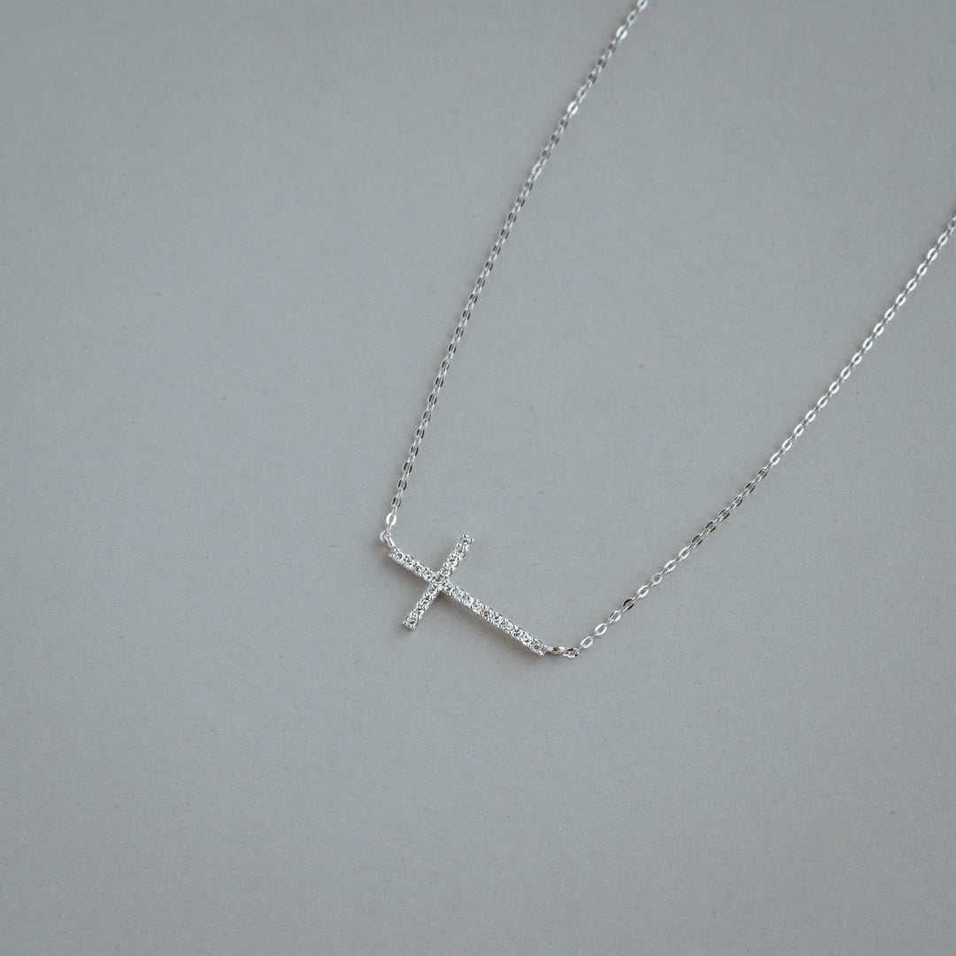 Religious Cross Diamond Necklace - RNB Jewellery