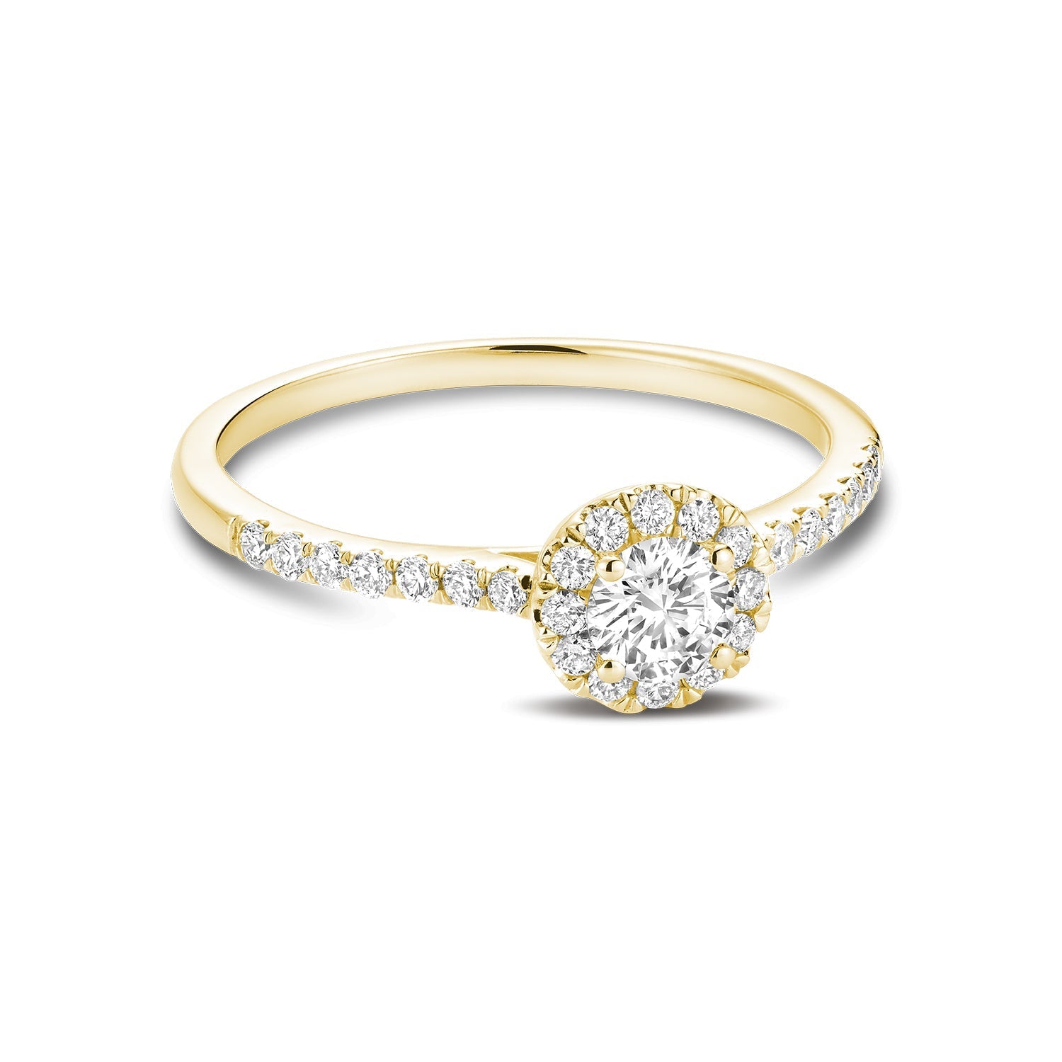 Round Diamond Halo Engagement Ring - RNB Jewellery