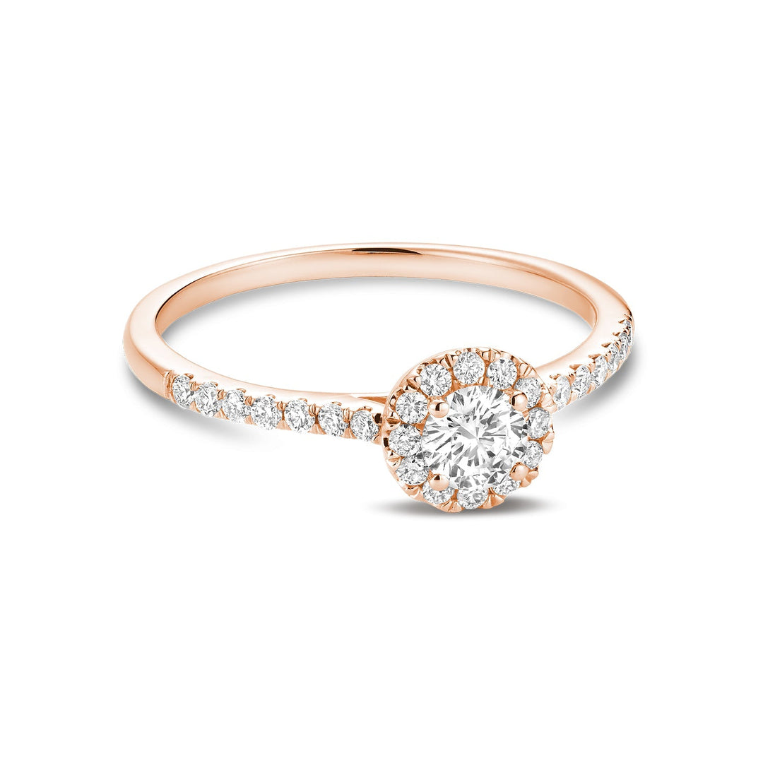 Round Diamond Halo Engagement Ring - RNB Jewellery