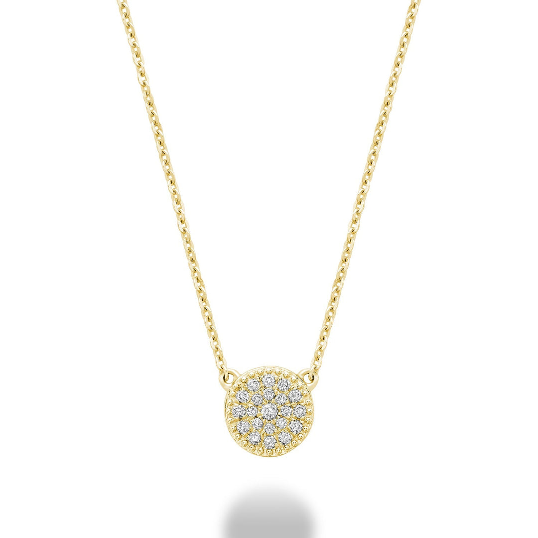 Round Diamond Necklace - RNB Jewellery