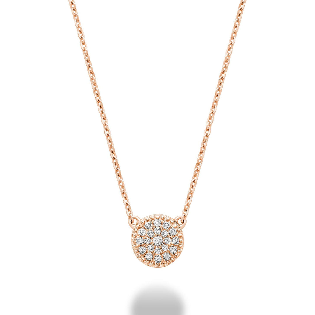 Round Diamond Necklace - RNB Jewellery