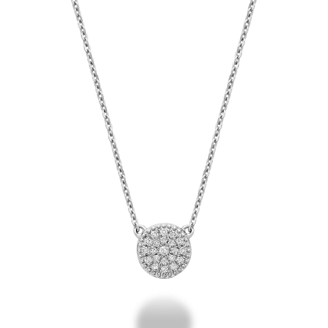 Round Diamond Necklace - RNB Jewellery