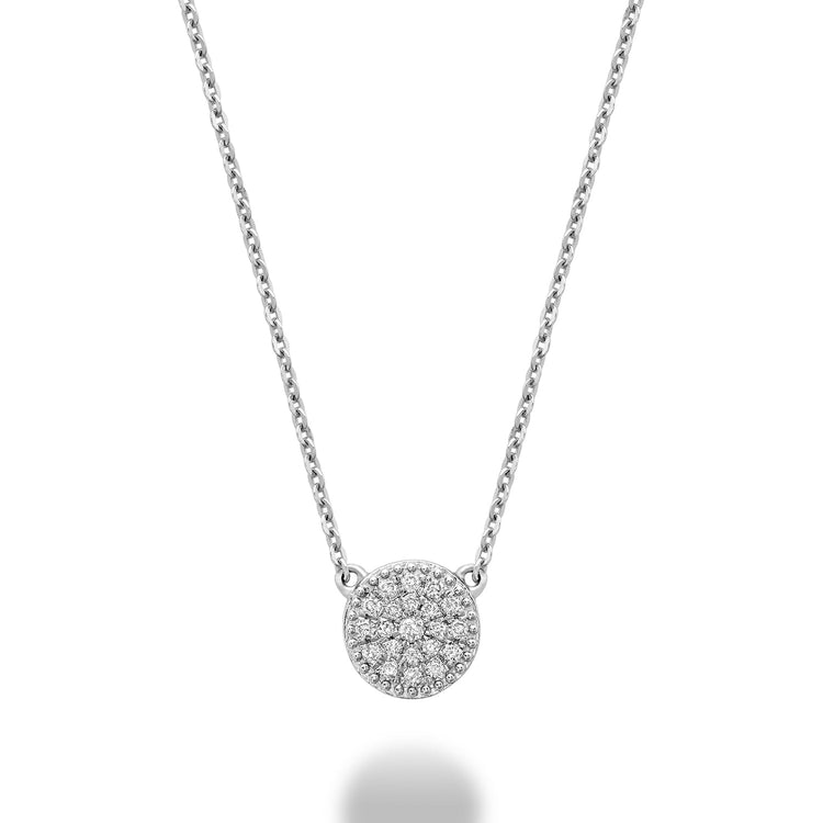 Round Diamond Necklace - RNB Jewellery