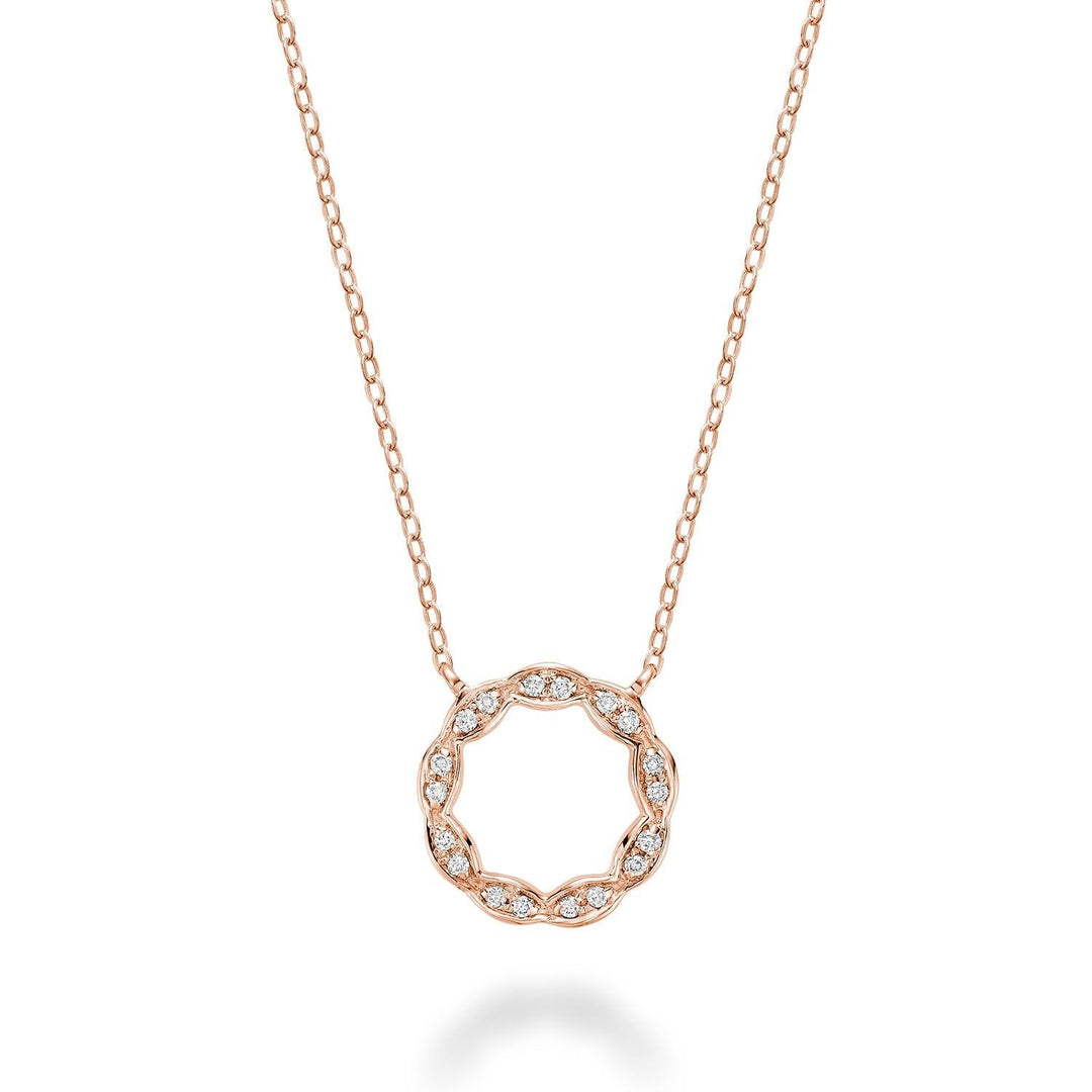 Round Marquise Diamond Pendant - RNB Jewellery