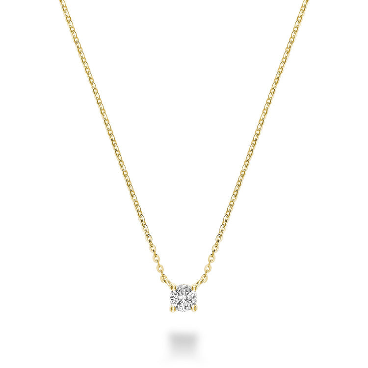 Solitaire Diamond Necklace - RNB Jewellery