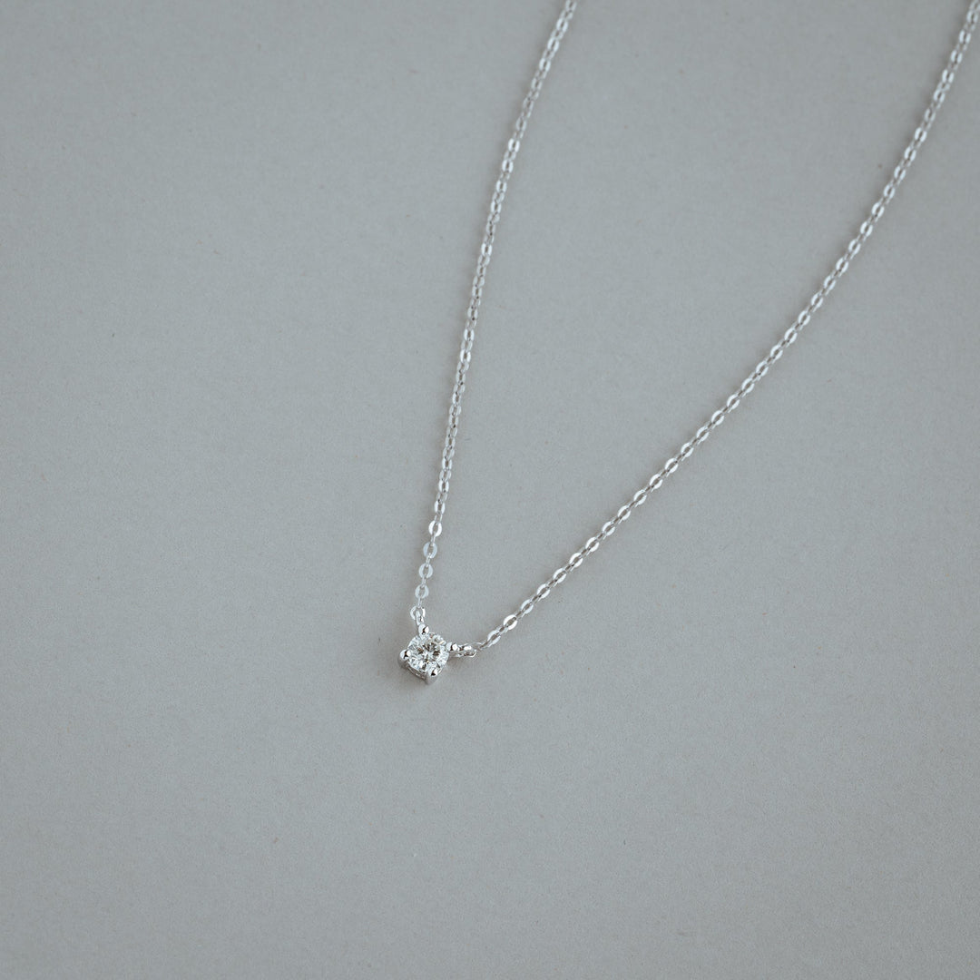 Solitaire Diamond Necklace - RNB Jewellery