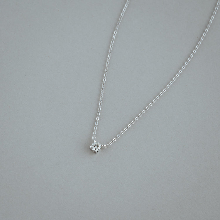 Solitaire Diamond Necklace - RNB Jewellery