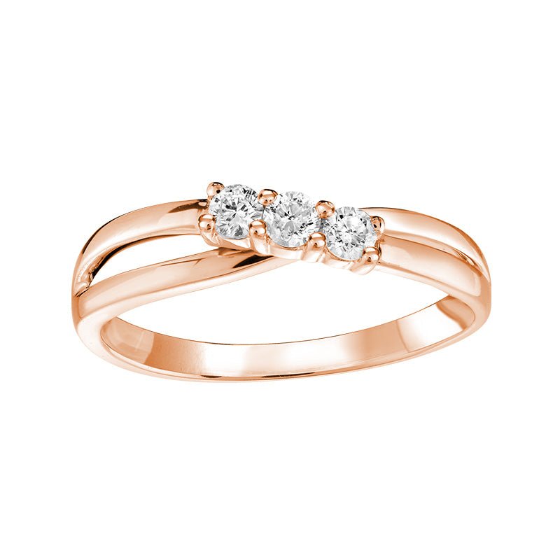 Three Stone Solitaire Fashion Ring - RNB Jewellery